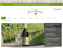 Tablet Screenshot of coastal-vineyards.com